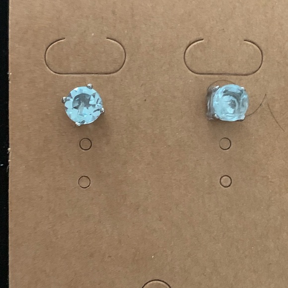 Topaz Studs Earrings - Picture 2 of 3